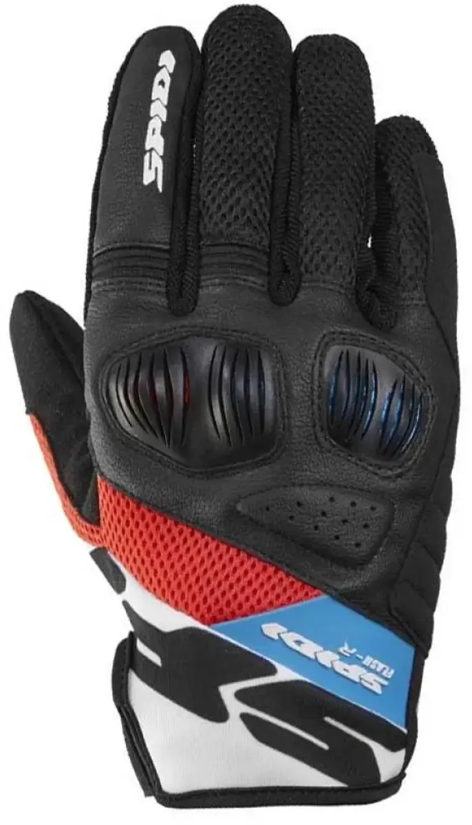 Spidi Flash-R Evo Handschoen - 3XL - Rood/Lichtblauw