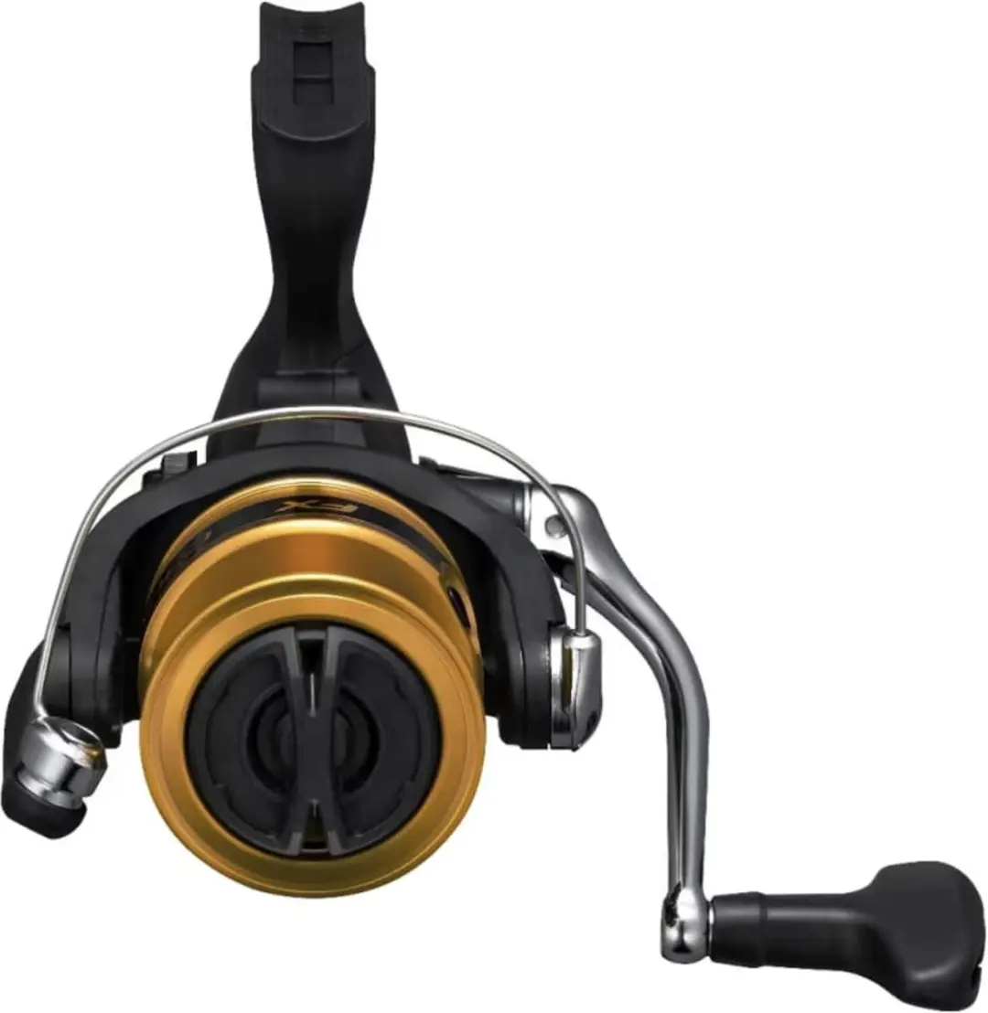 Shimano FX 2500 HG Vismolen - 3 Lagers - Zwart/Goud - afbeelding 4 van 6