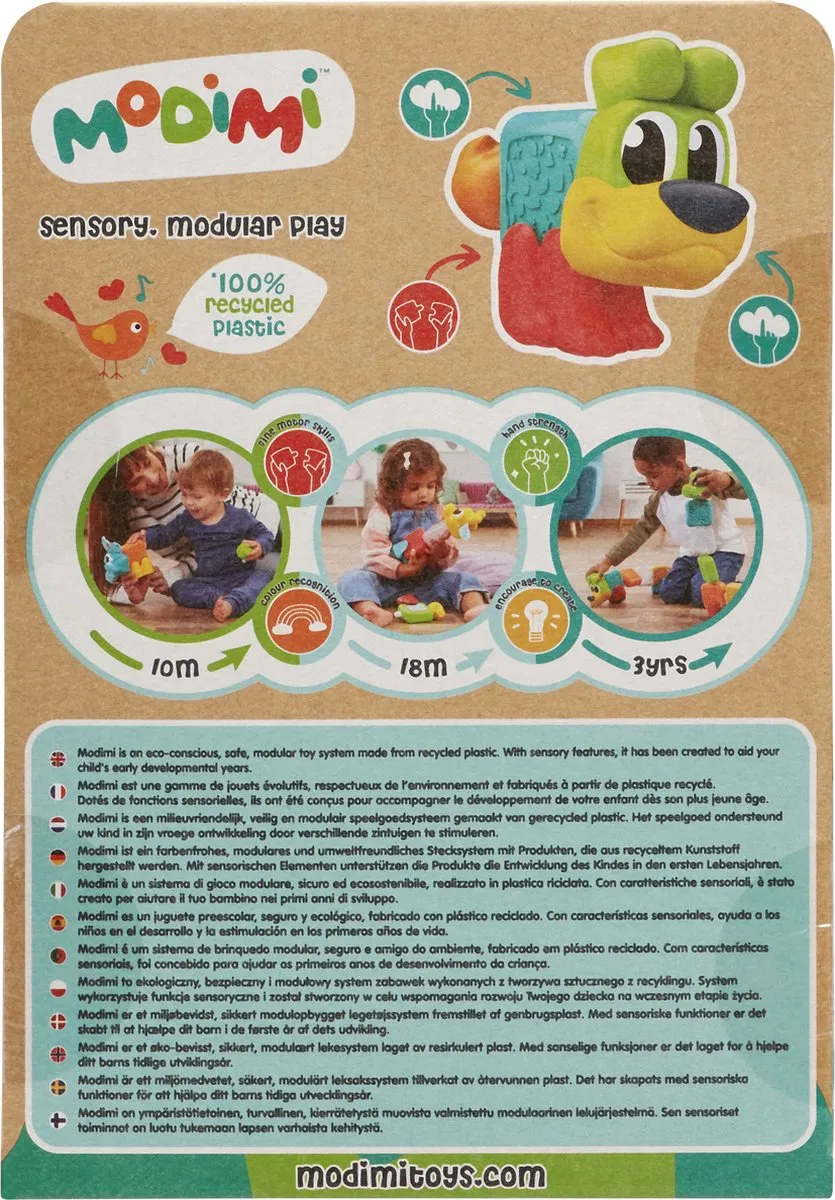 Goliath Modimi Hond Speelfiguur 928956 - Educatief Speelgoed Multicolor - afbeelding 6 van 6