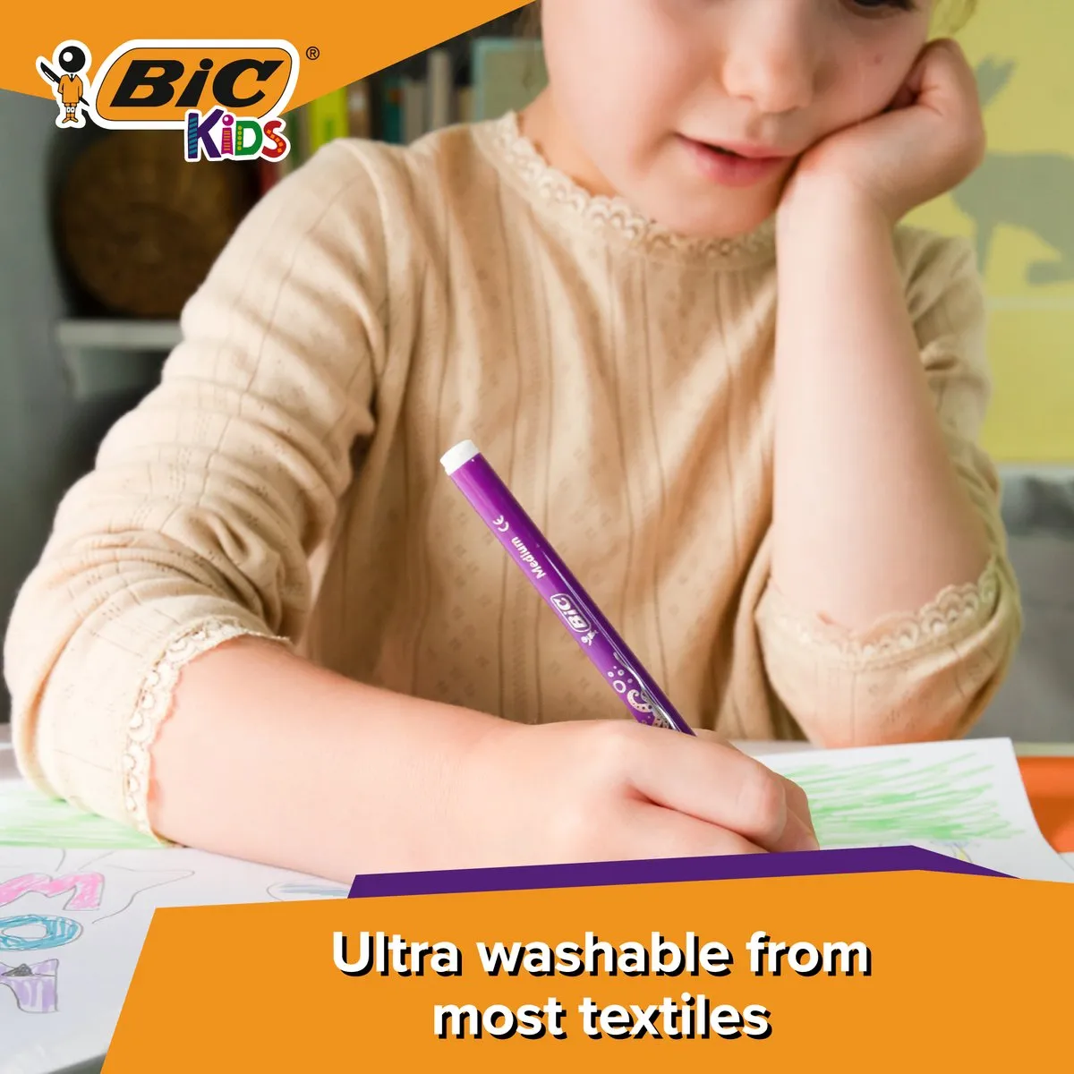 Bic Kid Couleur Ultra Viltstiften - 24 Stuks Multicolor