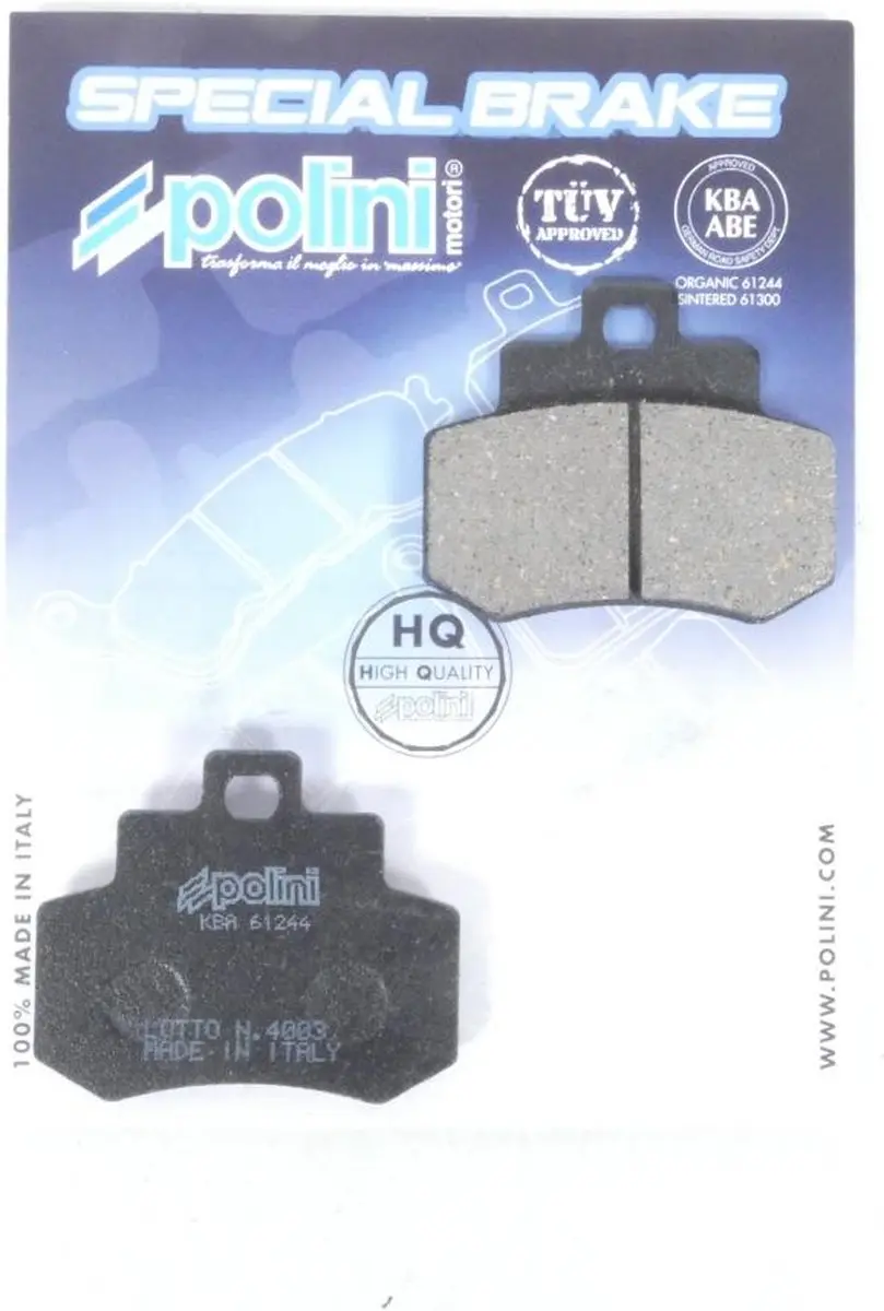 Plaquette de frein Polini ORIGINAL pour Scooter Kymco 250 Grand dink 174.2041