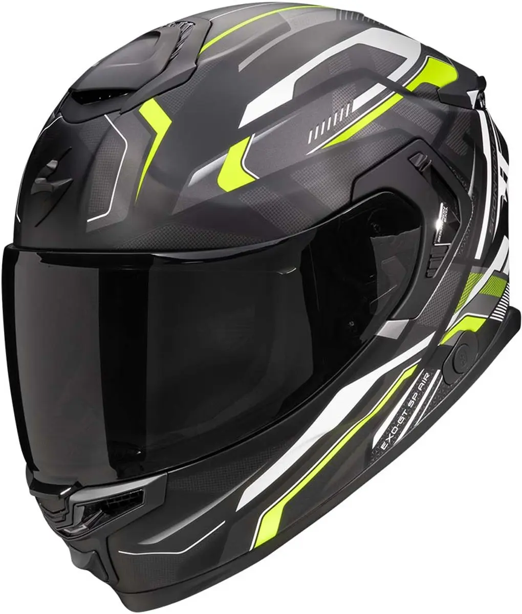 Scorpion EXO-GT SP AIR Augusta Mat Zwart Grijs Groen Integraalhelm