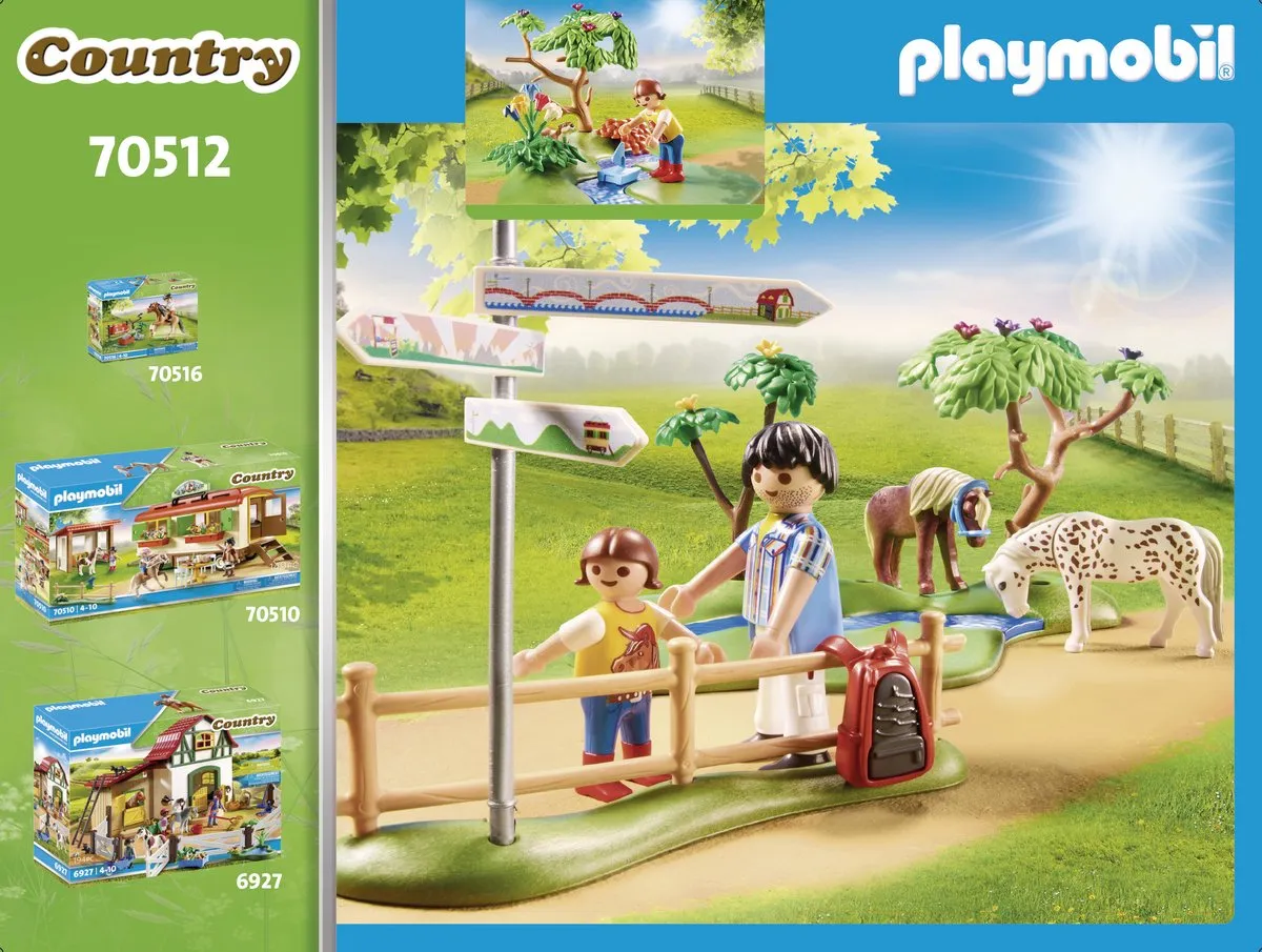 Playmobil Country Gelukkige Ponyreis 70512 - Multicolor