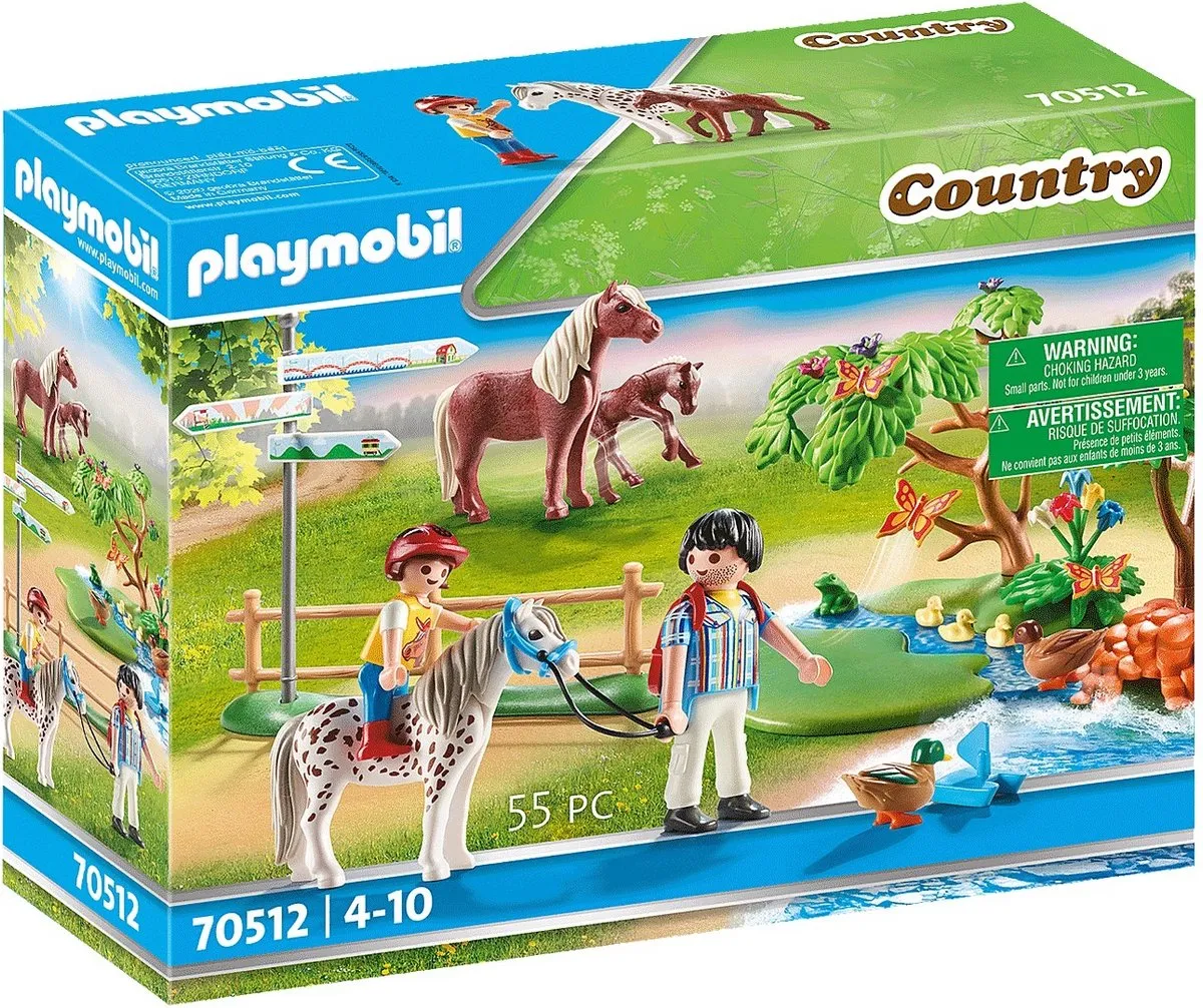 Playmobil Country Gelukkige Ponyreis 70512