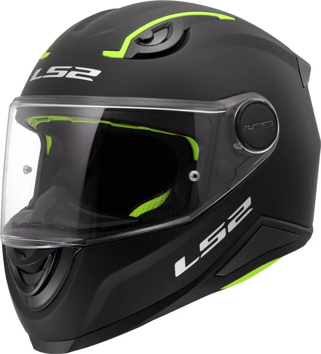 LS2 FF812 Kid Solid Mat Zwart Kinder Integraalhelm