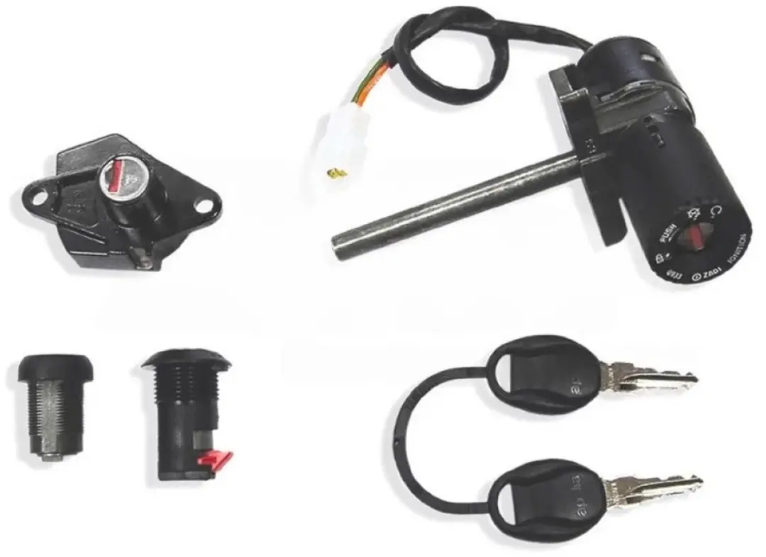 Kit serrure Tecnium pour Scooter Aprilia 125 Atlantic 2003 à 2011 2 fils Neuf