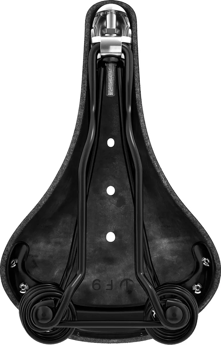 Brooks B396 Flyer Heren Zadel - Zwart - afbeelding 2 van 6