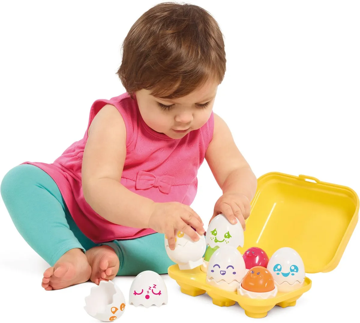 Tomy Hide & Squeak Verrassingseieren - Geel