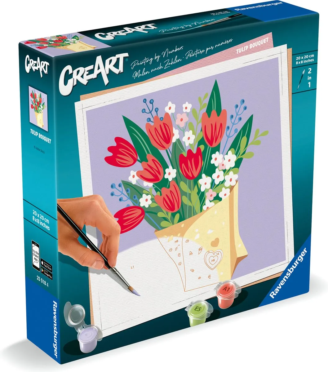 Ravensburger Tulip Bouquet Schilderen op Nummer
