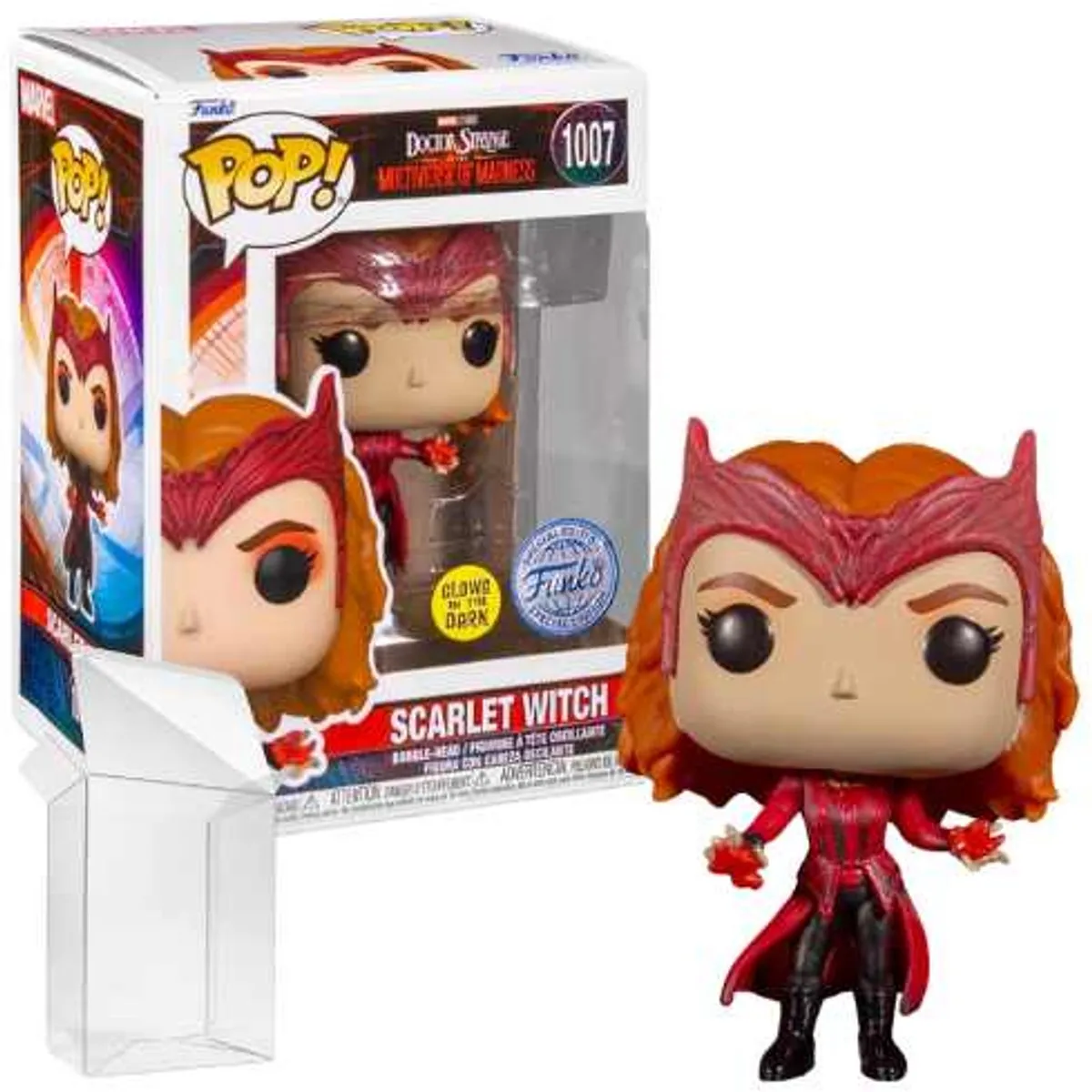 Funko Pop! Marvel Doctor Strange 2 Scarelt Witch #1007 Exclusief - afbeelding 4 van 4