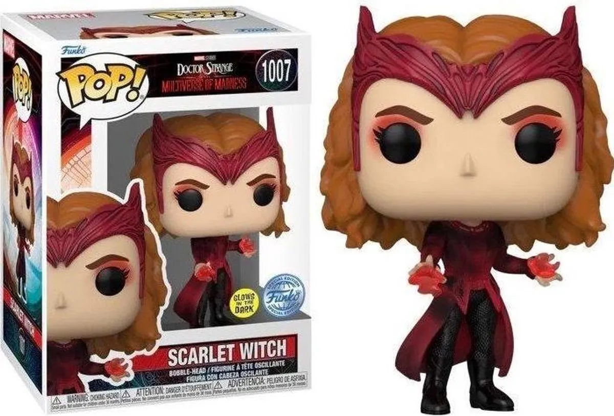 Funko Pop! Marvel Doctor Strange 2 Scarelt Witch #1007 Exclusief