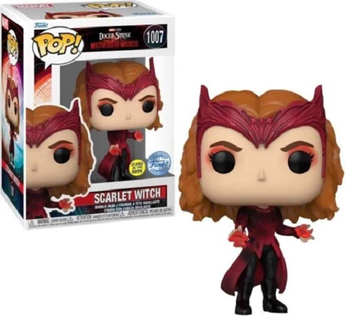 Funko Pop! Marvel Doctor Strange 2 Scarelt Witch #1007 Exclusief - afbeelding 3 van 4