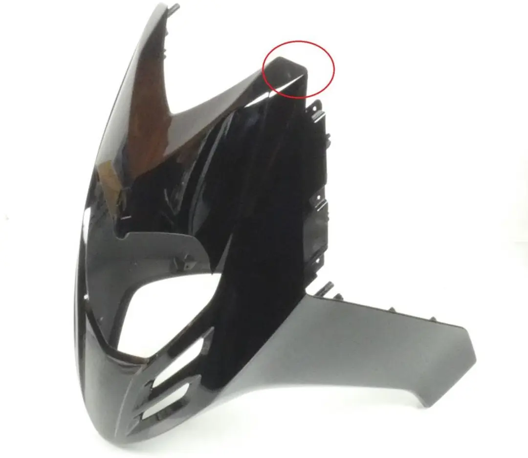 Tablier AV pour scooter Aprilia 125 SR Motard 6574610090 noir brillant 94 Neuf