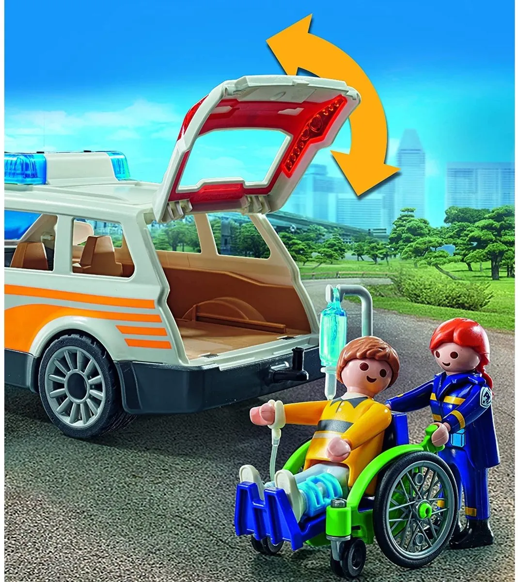 Playmobil City Life Noodartsauto 71037 - Meerkleurig