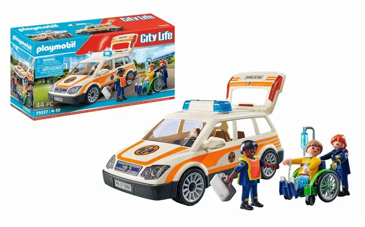 Playmobil City Life Noodartsauto 71037 - Meerkleurig