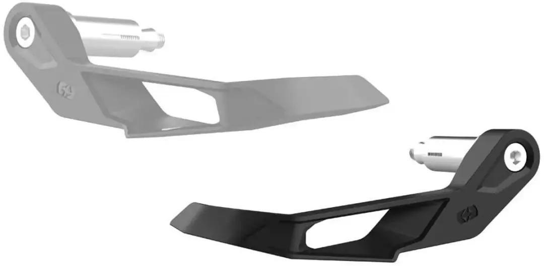 Oxford Ox808 Left Racing Hendelbeschermer - Zwart/Zilver - afbeelding 3 van 3