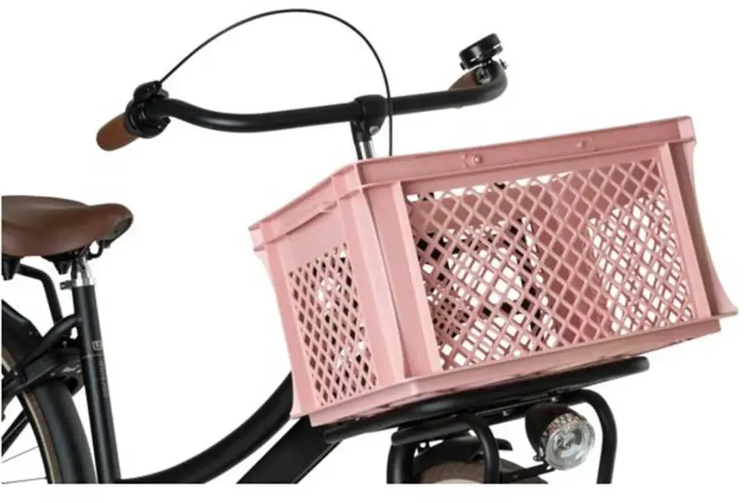 FastRider Fietskrat Medium 22L - Oudroze - afbeelding 2 van 6