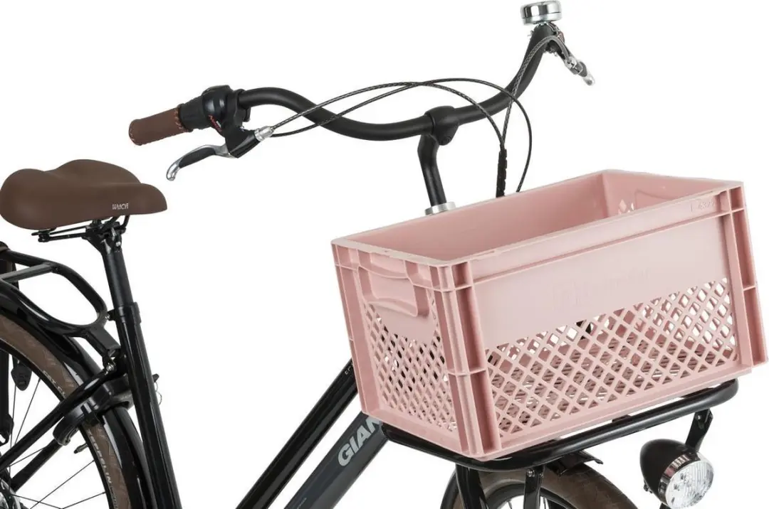 FastRider Fietskrat Medium 22L - Oudroze - afbeelding 5 van 6