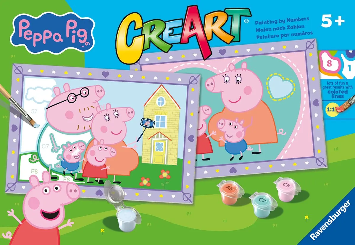 Ravensburger Peppa Pig Schilderen op Nummer