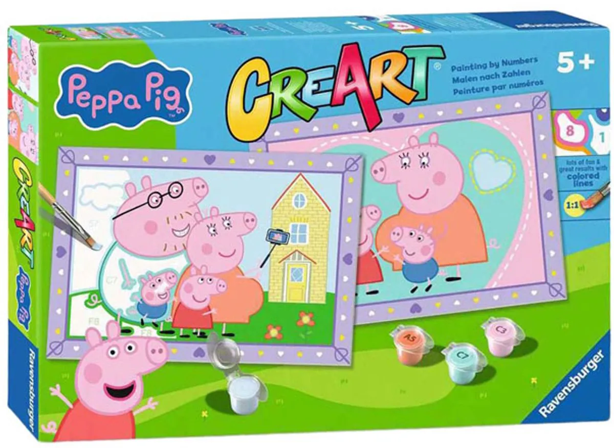 Ravensburger Peppa Pig Schilderen op Nummer - Meerkleurig