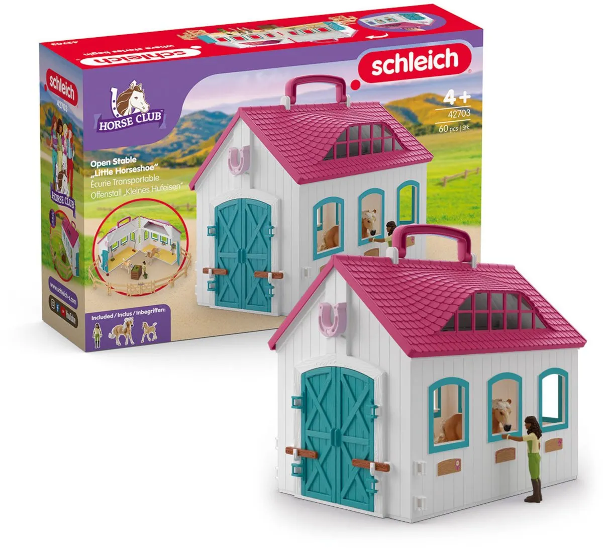 Schleich Horse Club Open Stal 42703 - Multikleur