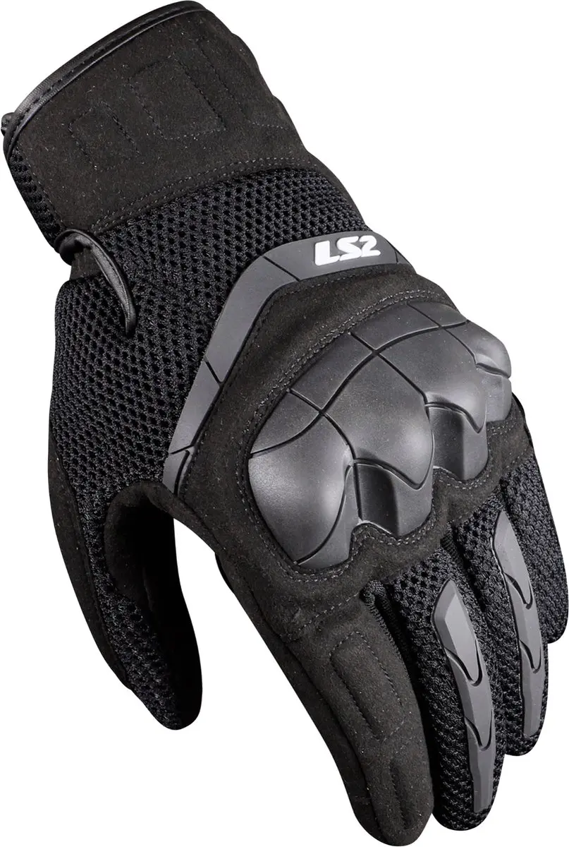 LS2 Handschoenen LS2 Kubra zwart maat L