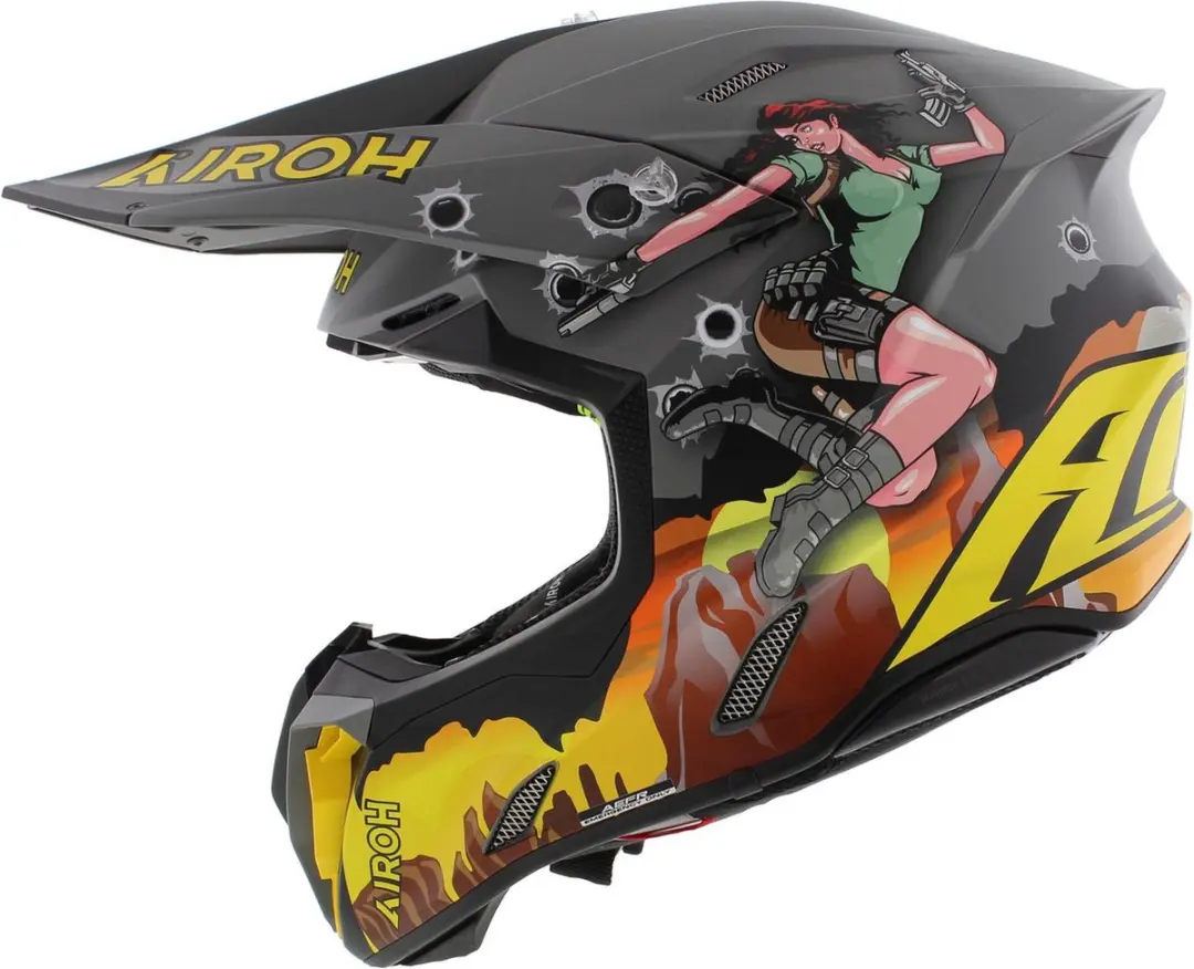 Airoh Twist 3 Adventure Mat Crosshelm - Maat S