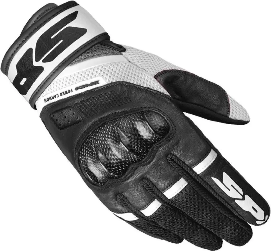 Spidi Power Carbon Lady Handschoenen Zwart Wit