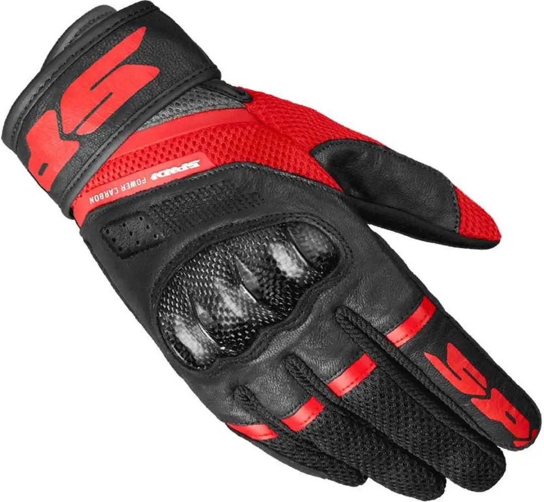 Spidi Power Carbon Lady Handschoenen Rood