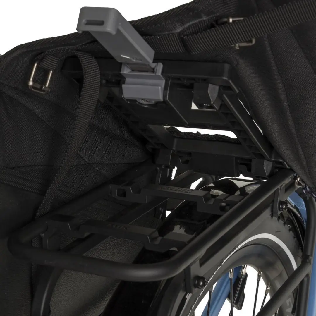 FastRider Nara Dubbele Fietstas - 33L - Zwart - afbeelding 3 van 6