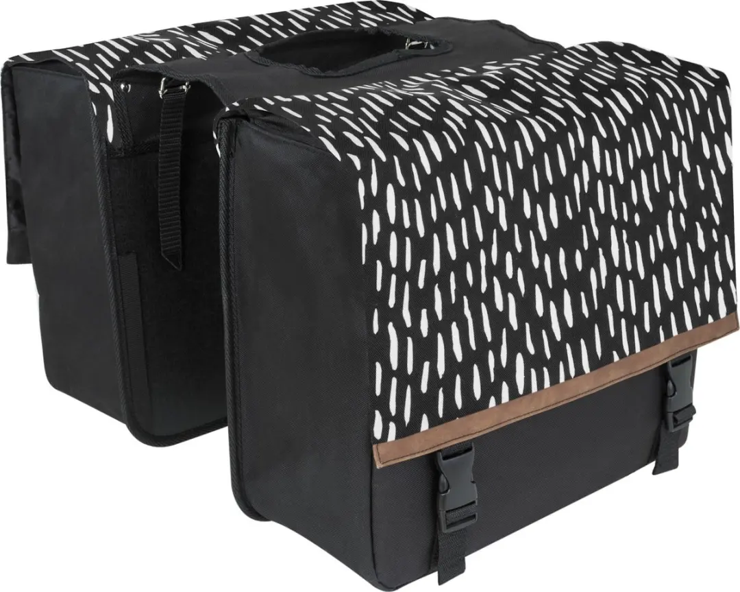 FastRider Nara Dubbele Fietstas - 33L - Zwart - afbeelding 2 van 6