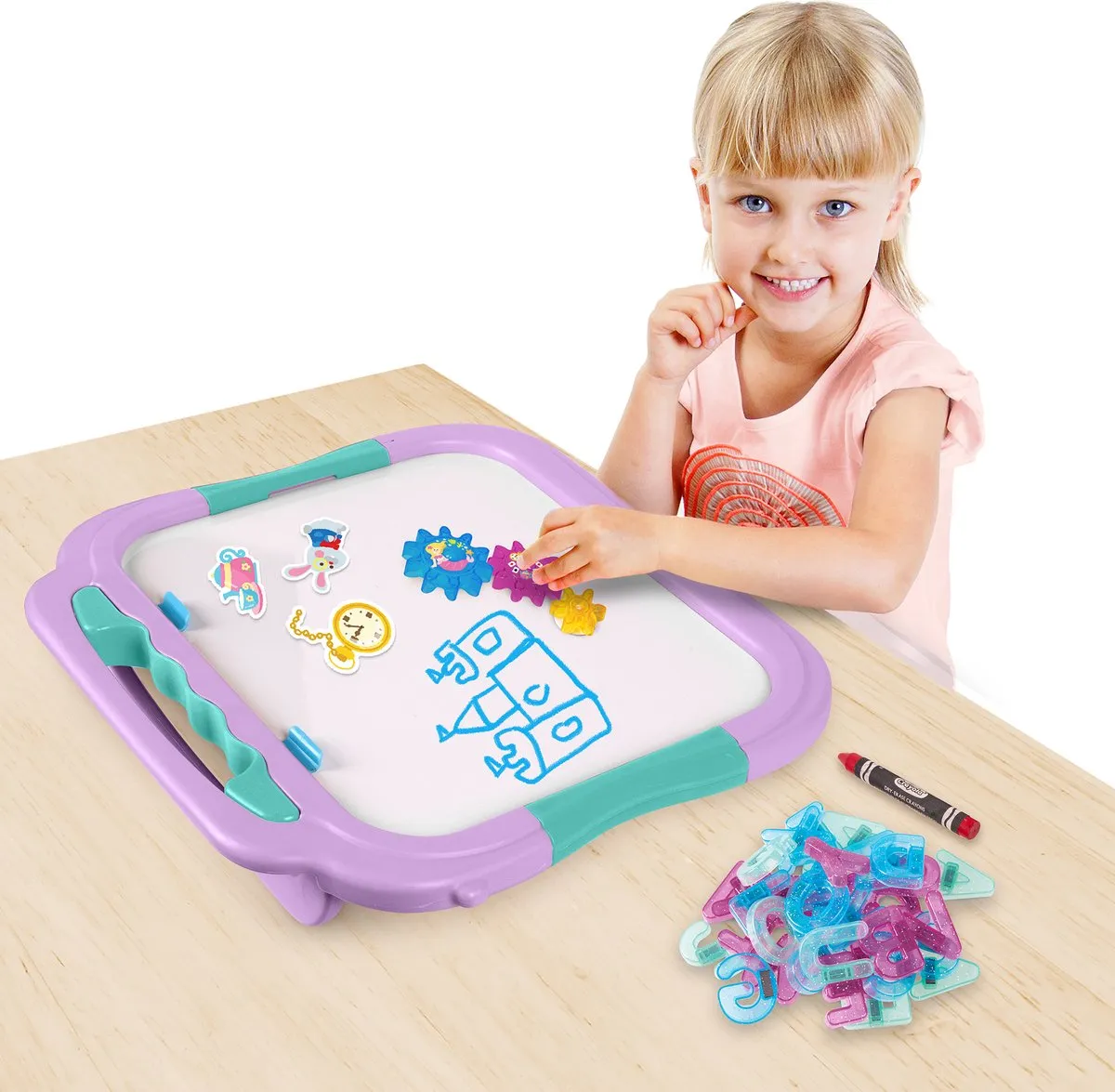 Crayola Hobbypakket Creëer je eigen Sprookje - Dubbelzijdig Krijtbord Zwart/Wit