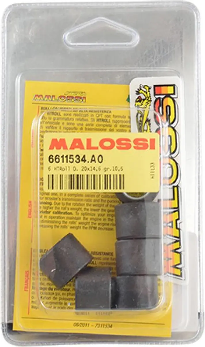 malossi variatorrol voor honda 125 pantheon scooter 2003 tot 2017 20x14.6 10.5gr