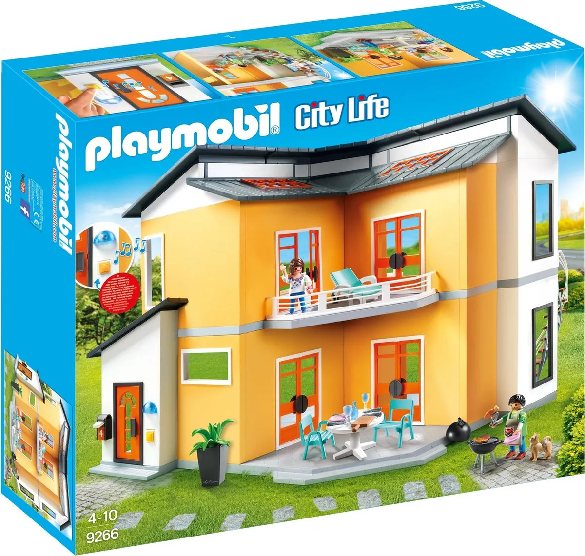 Playmobil City Life Modern Woonhuis 9266 - Multicolor