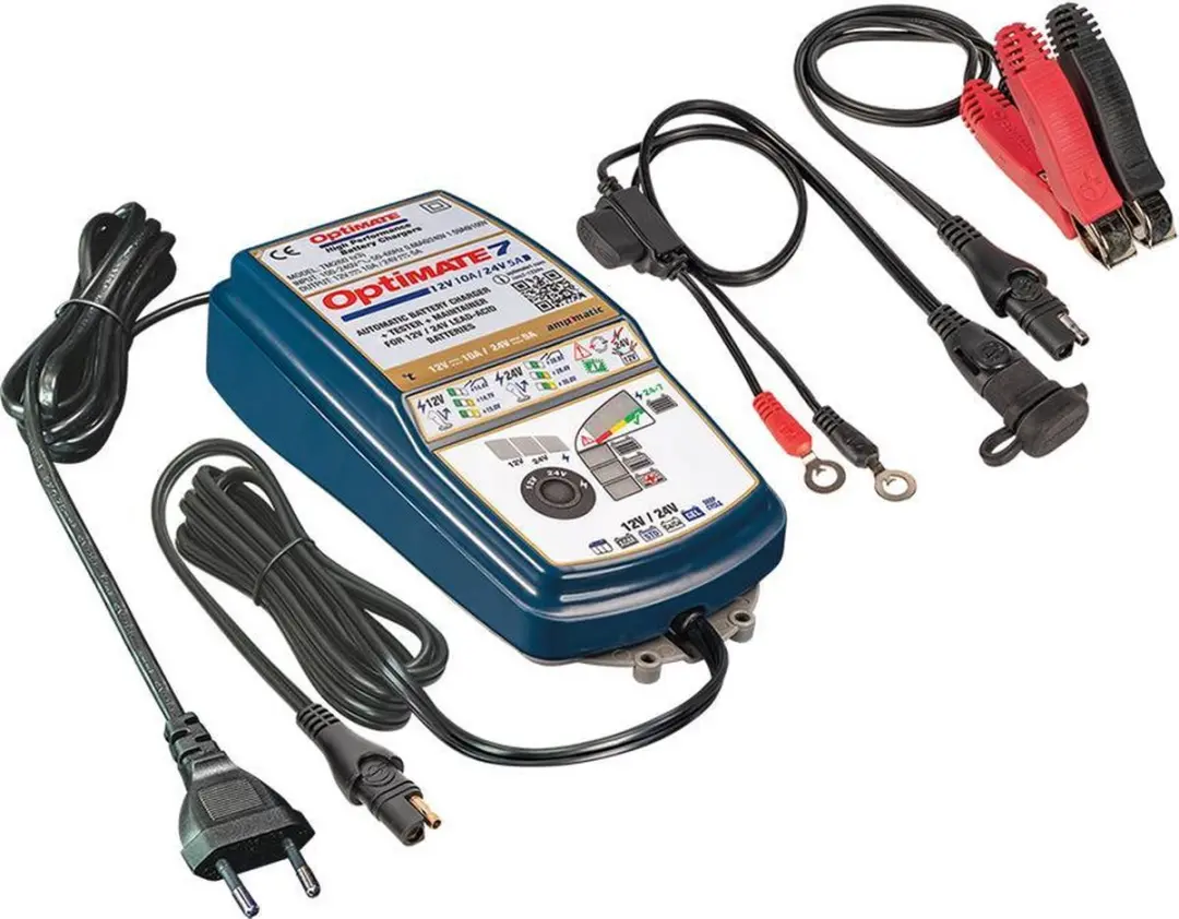 Tecmate OptiMate 7 TM260 Acculader - 12V/24V 10A - afbeelding 3 van 6