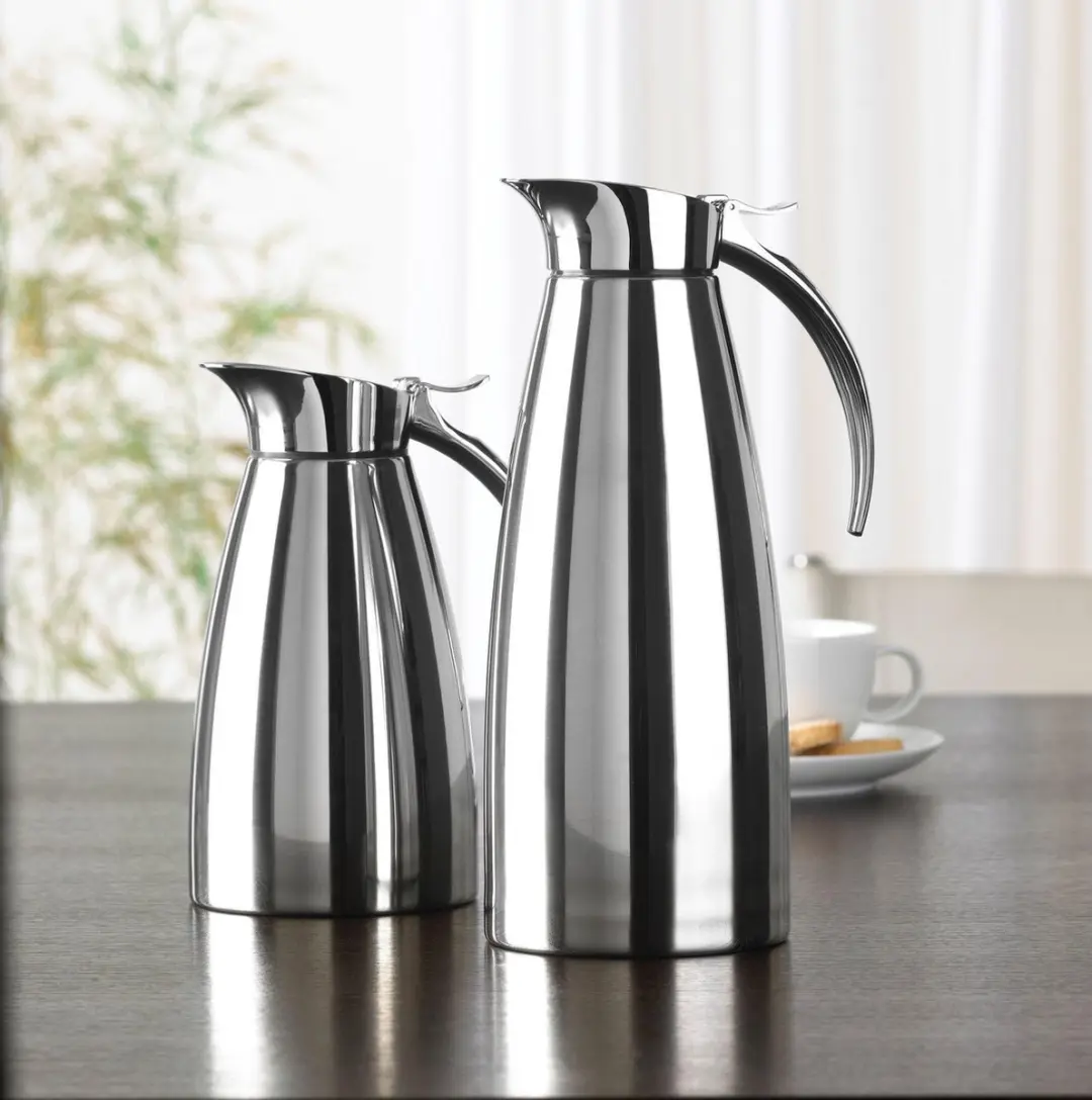 Emsa Isoleerkan Eleganza 1,3L - Zilverkleurig - afbeelding 6 van 6
