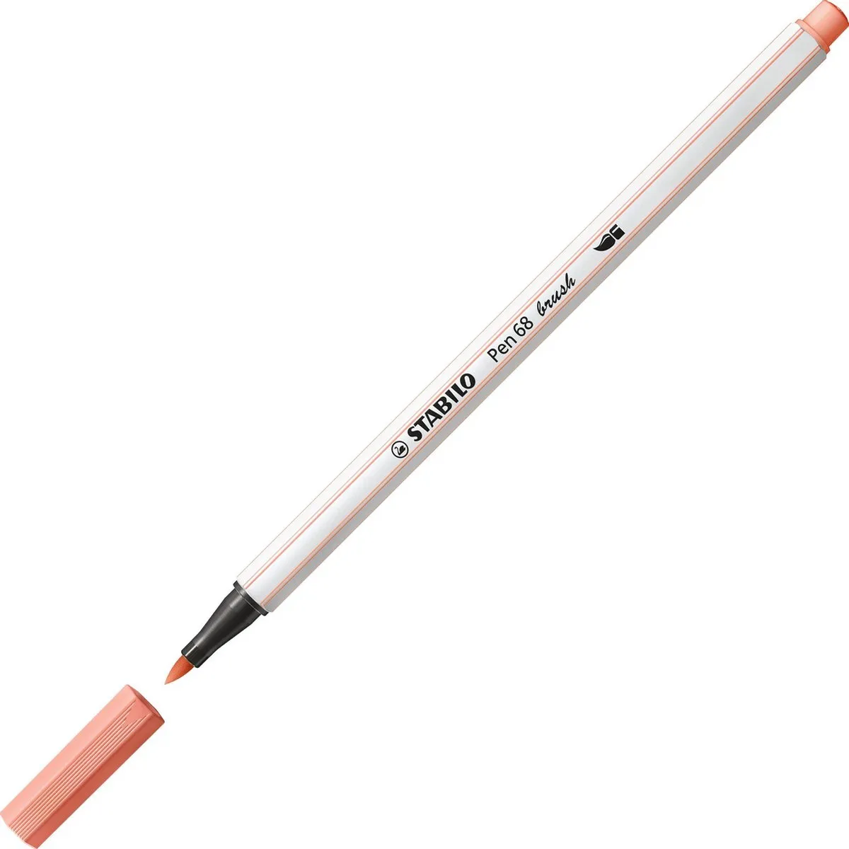 STABILO Pen 68 Brush Abrikoos