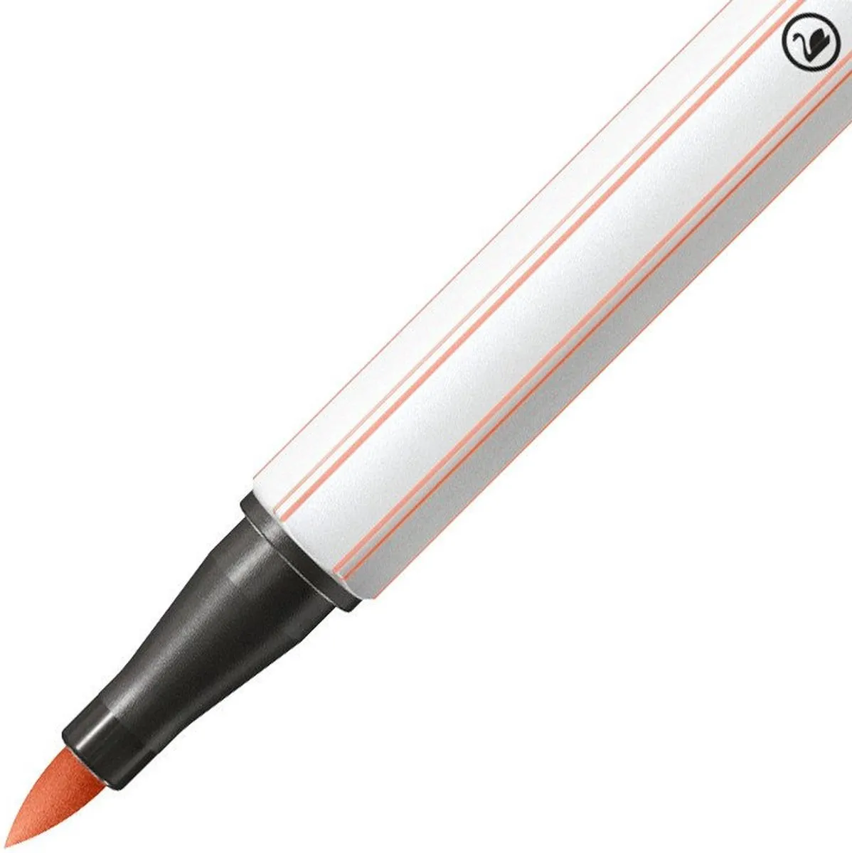 STABILO Pen 68 Brush Abrikoos - Flexibele Penseelpunt