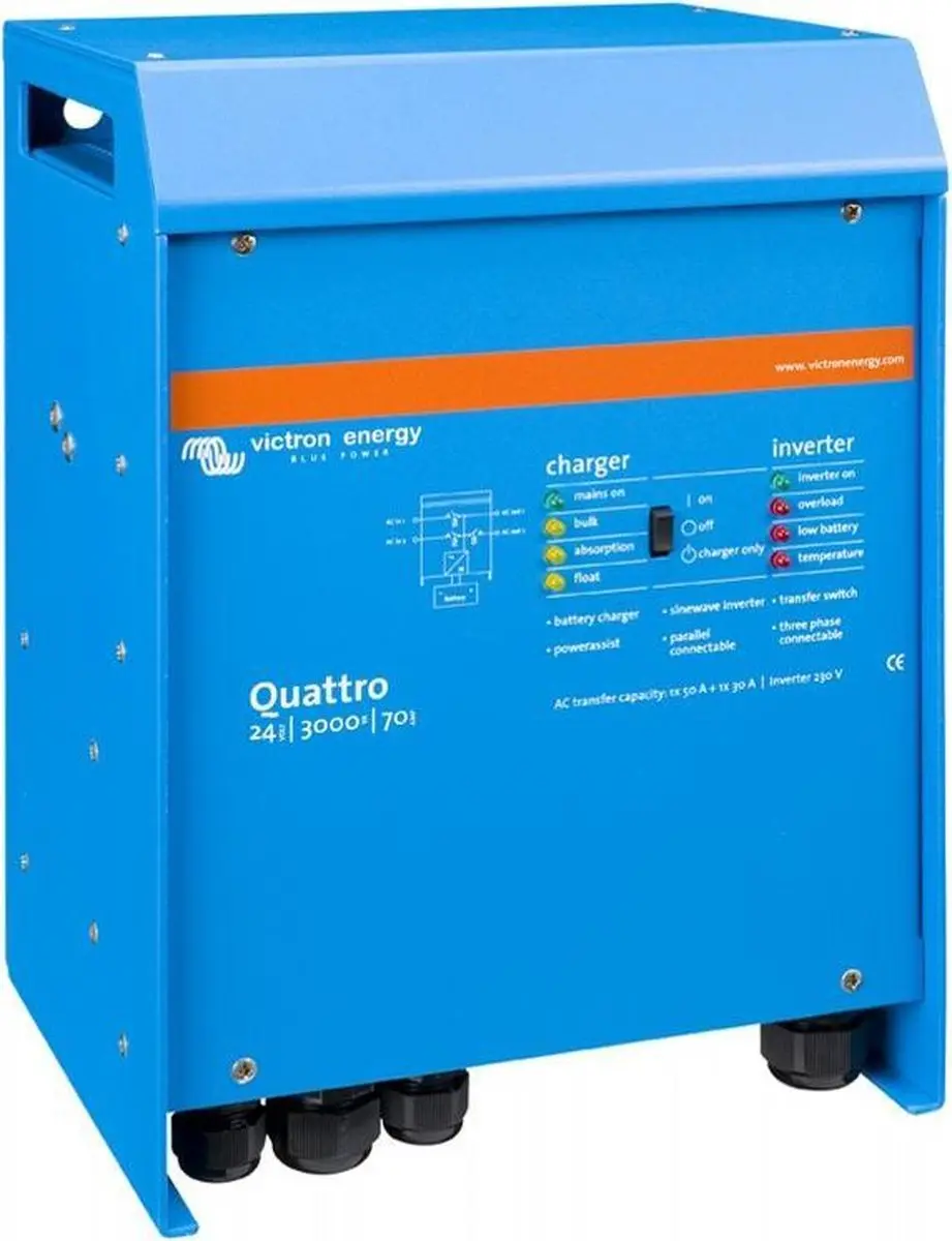 Victron Quattro QUA243020010 230V - Blauw - afbeelding 5 van 6