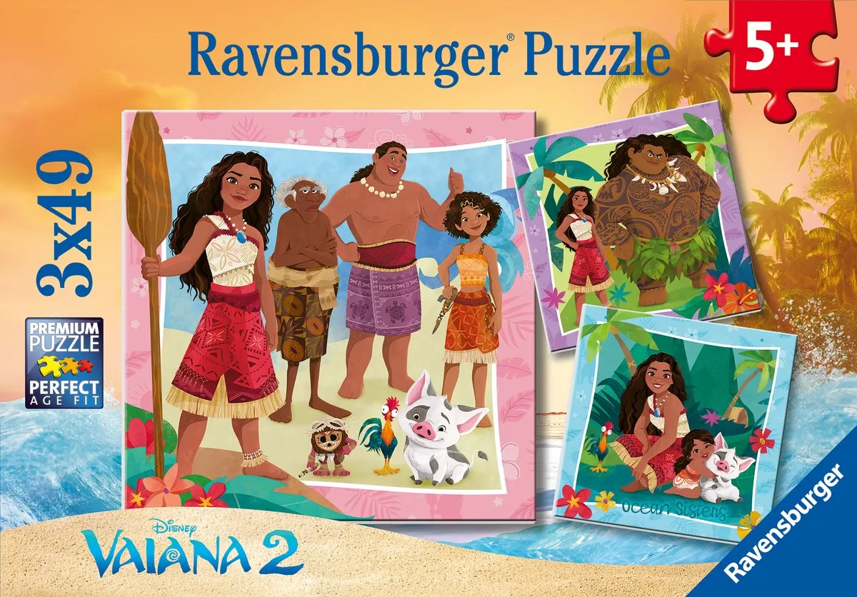Ravensburger Vaiana 2 Legpuzzel 147 Stuks - Multicolor - afbeelding 6 van 6