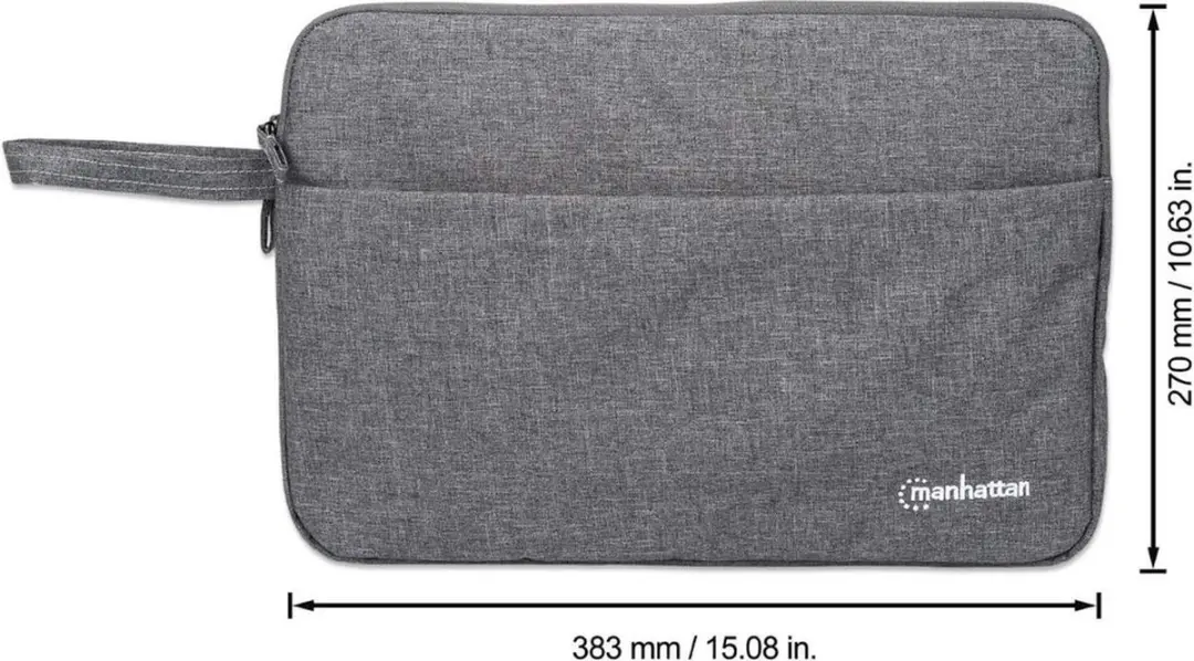 Manhattan Seattle Laptophoes 14 inch - Grijs