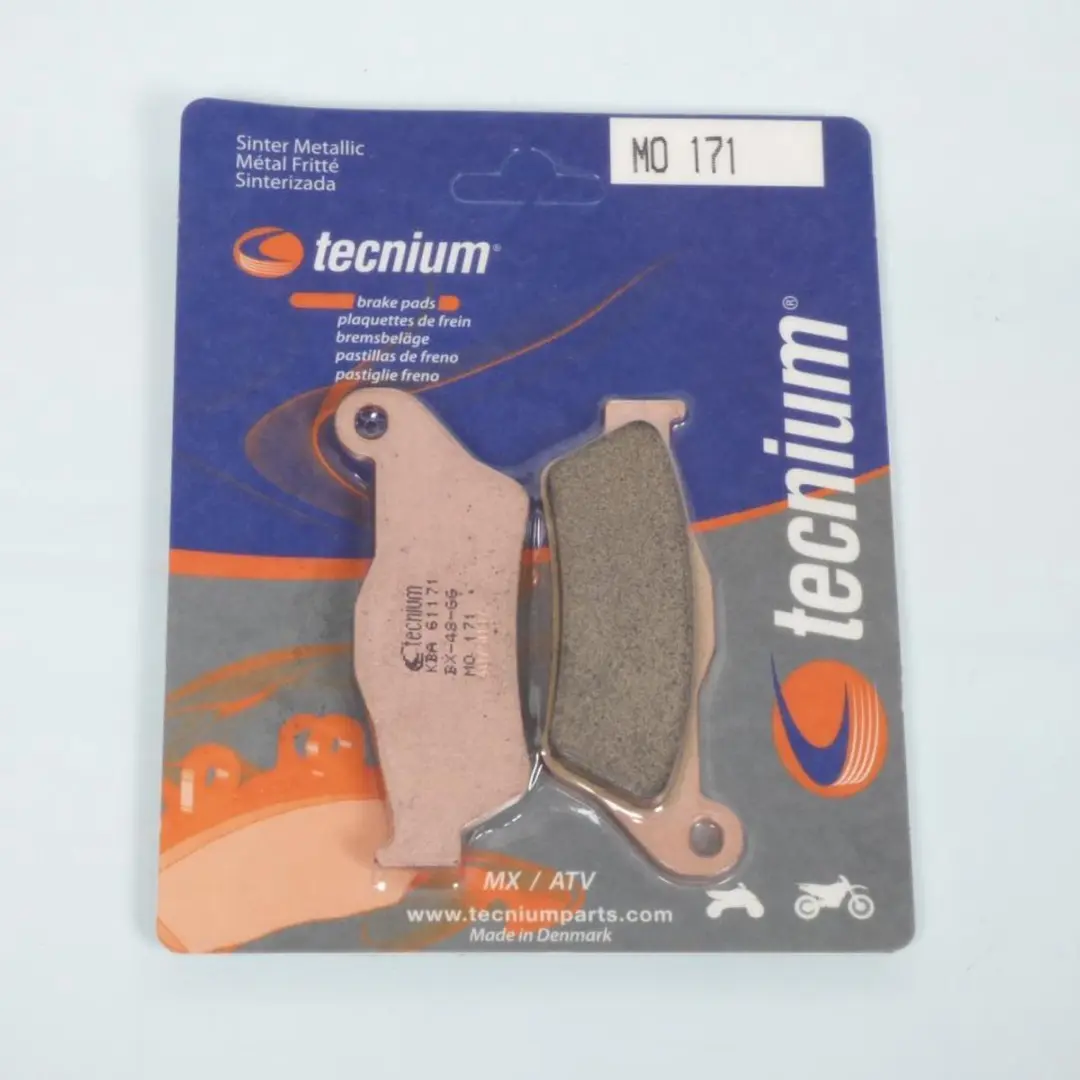 Plaquette de frein Tecnium pour Moto Yamaha 600 TTR 1993 à 2004 MO171 / AV Neuf