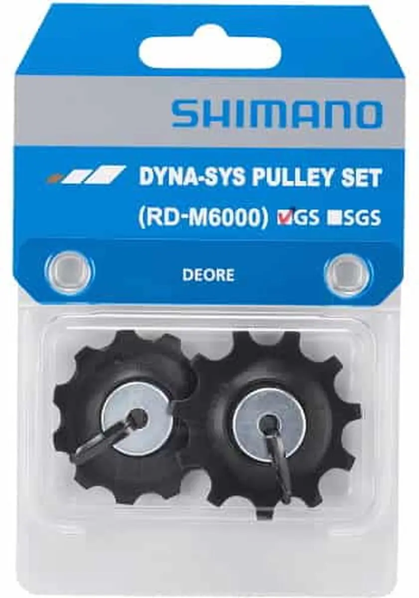 Shimano Deore RD-M6000-GS Derailleurwielset 10s Zwart - afbeelding 3 van 4