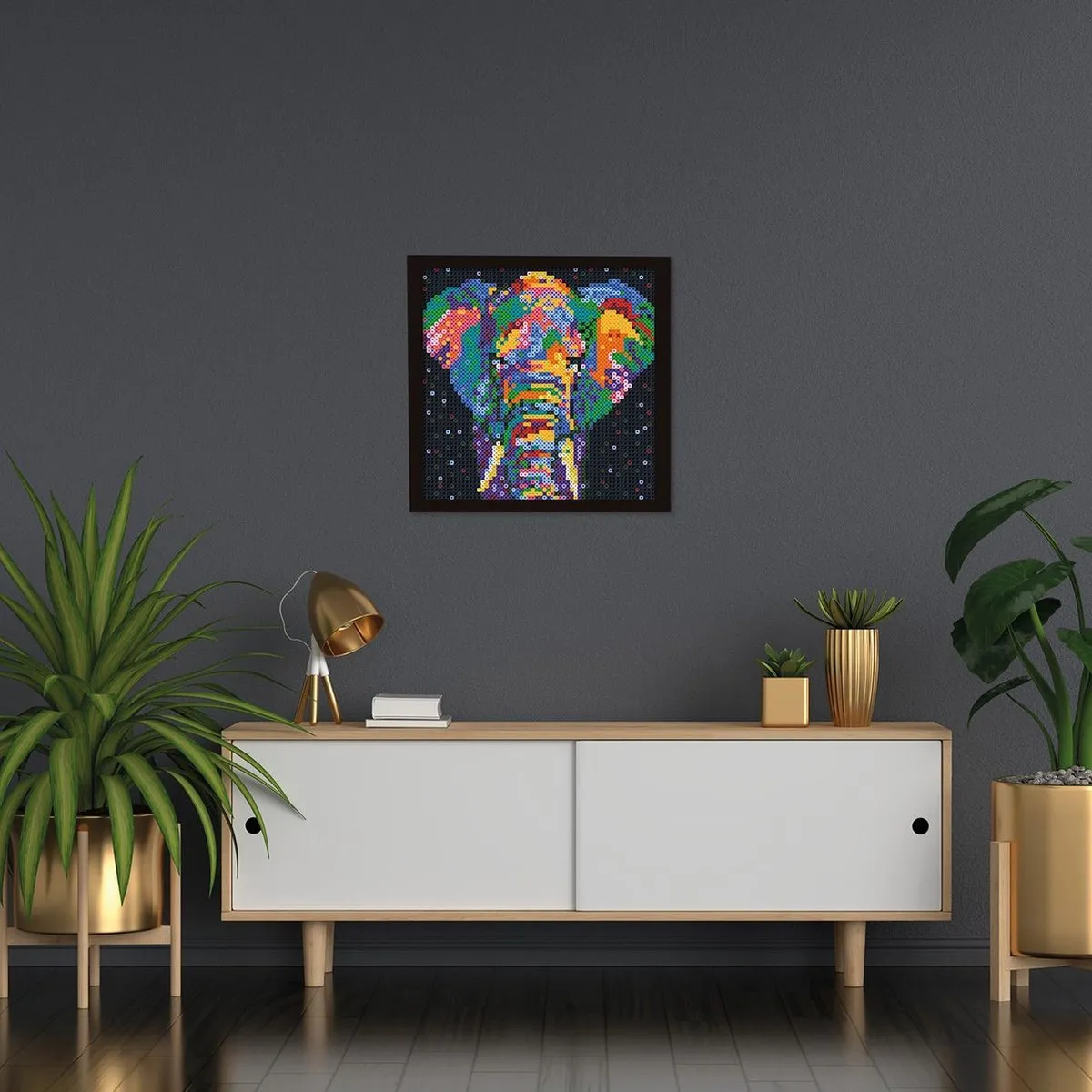 SES Creative Beedz Art Olifant Fantasie Strijkkralen - 5000 Stuks - 10 Kleuren