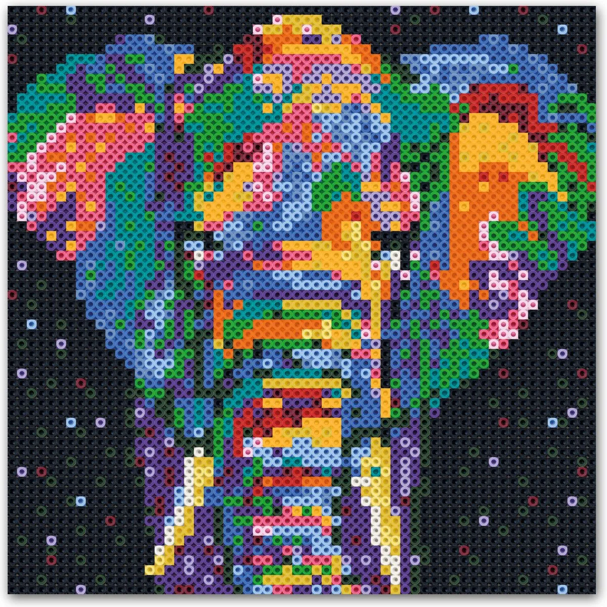 SES Creative Beedz Art Olifant Fantasie Strijkkralen - 5000 Stuks - 10 Kleuren