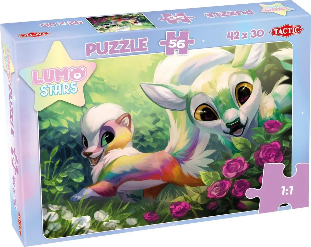 Tactic Lumo Stars Puzzel 56 Stuks