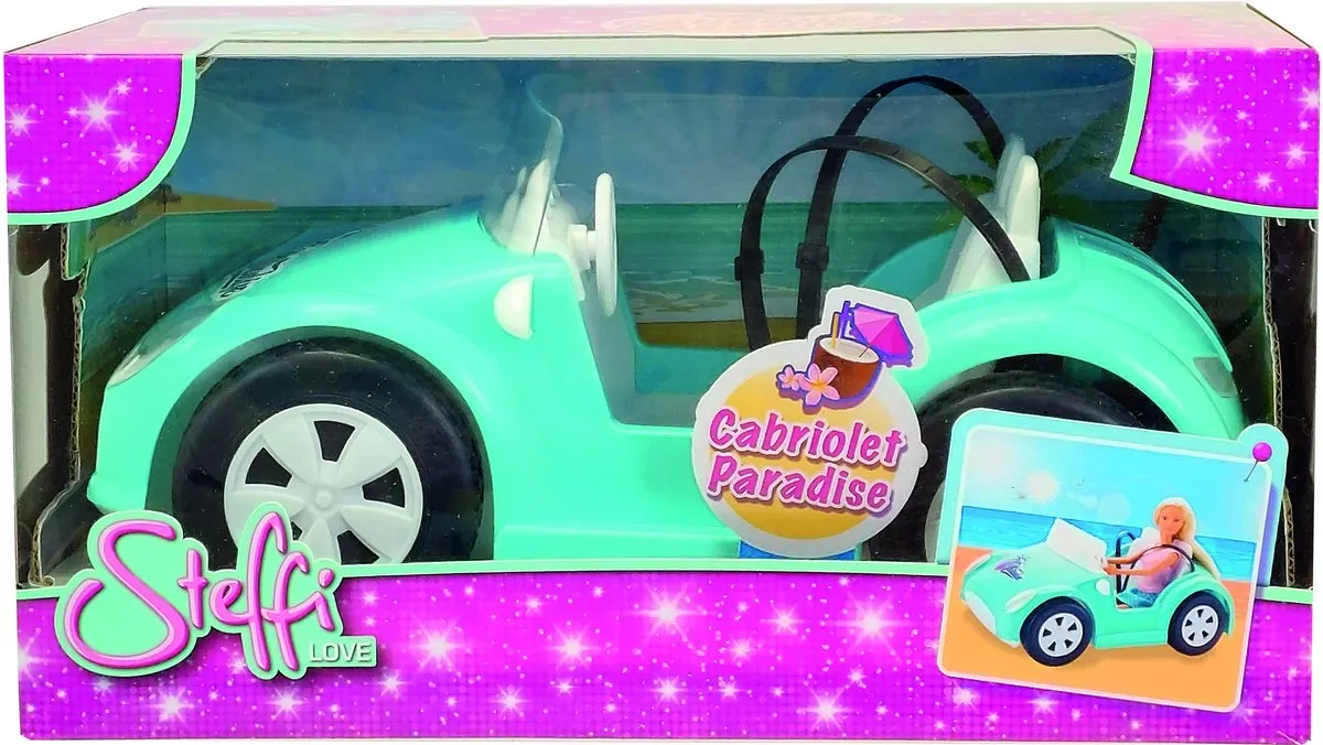 Smoby Cabriolet Paradise Speelgoedauto 105738332002 - Blauw