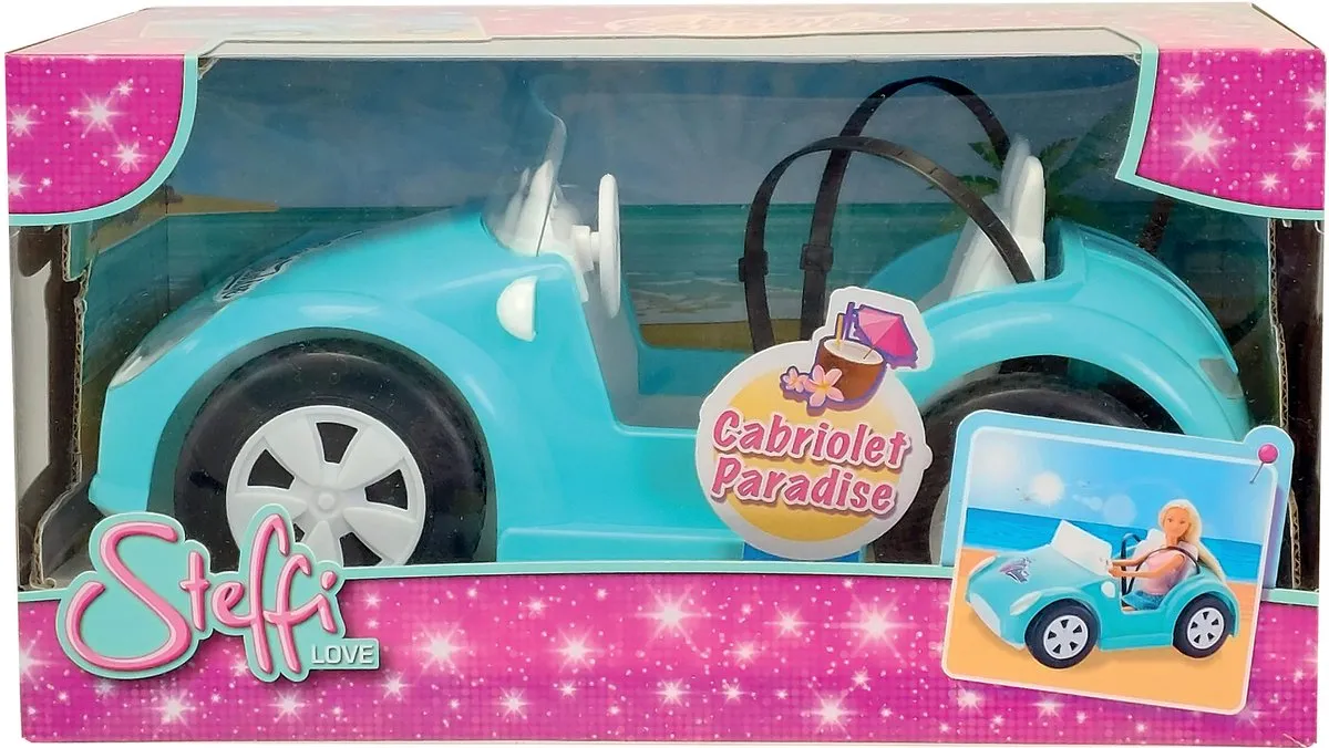 Smoby Cabriolet Paradise Speelgoedauto 105738332002 - Blauw