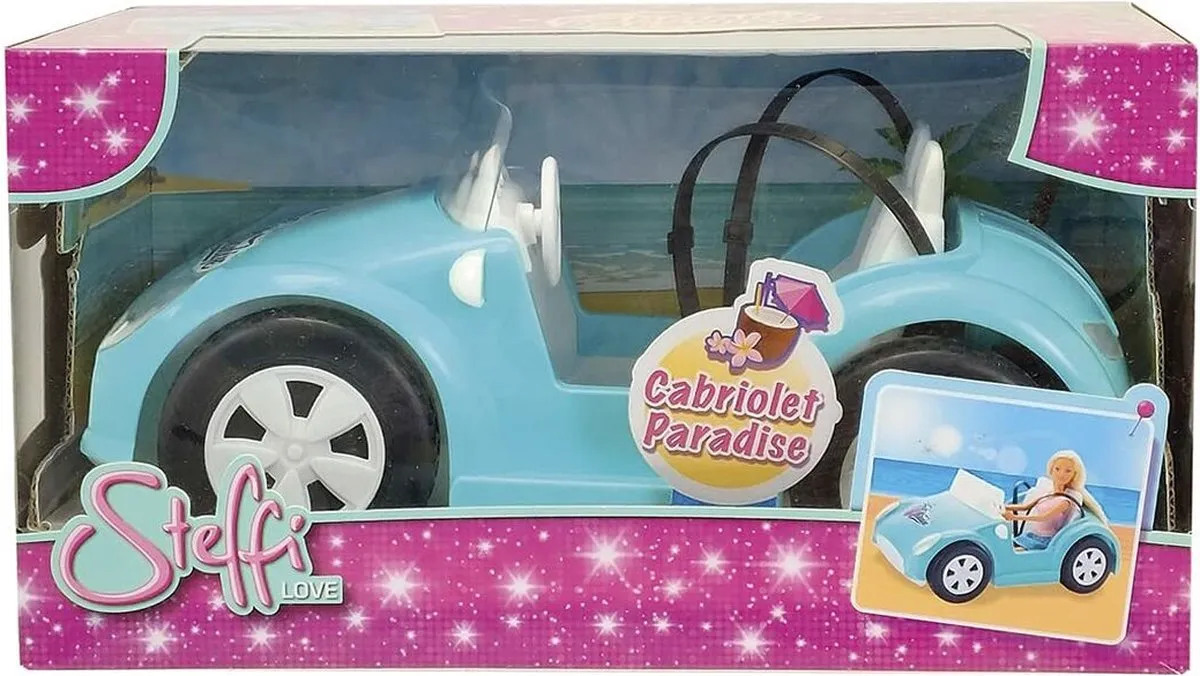 Smoby Cabriolet Paradise Speelgoedauto 105738332002 - Blauw