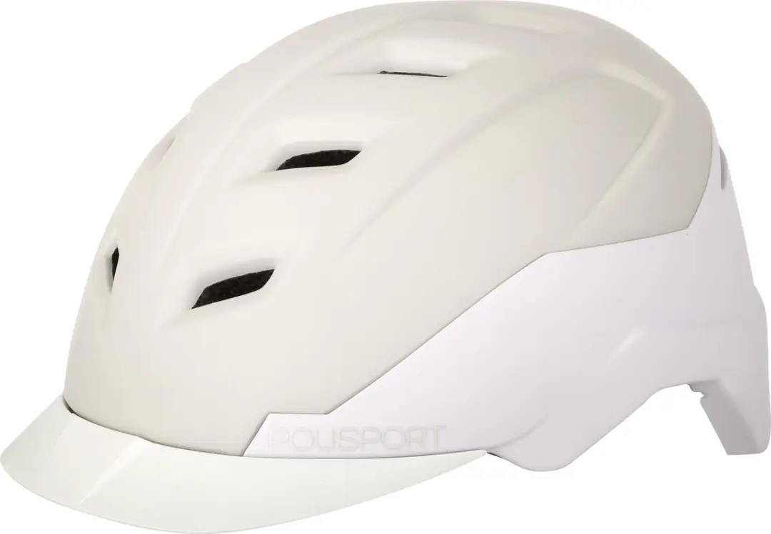 Polisport E'City Fietshelm M 54-59cm - Wit - afbeelding 2 van 6